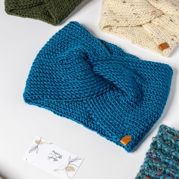 Knit twist headband - Picture 1 of 6